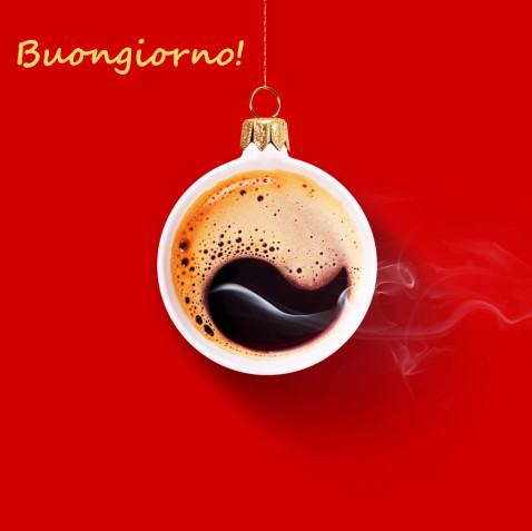 Buongiorno natalizio con caffè: 7 immagini nuove da scaricare gratis