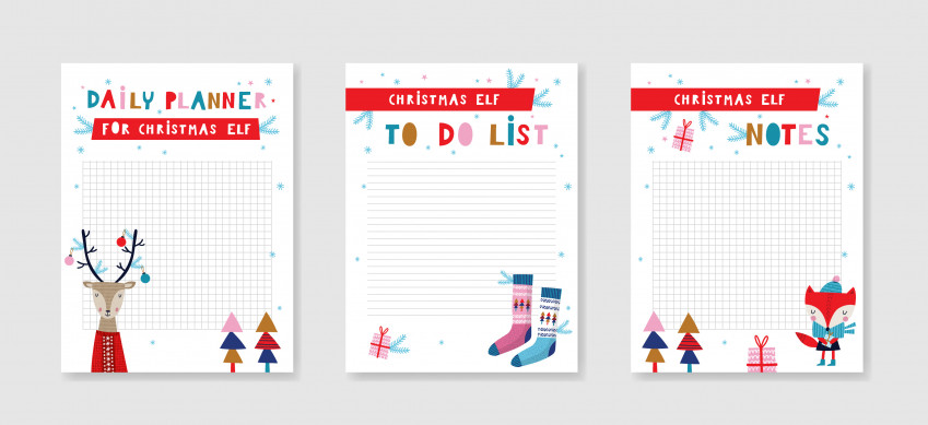 Planner per le feste di Natale da stampare: 7 idee gratis