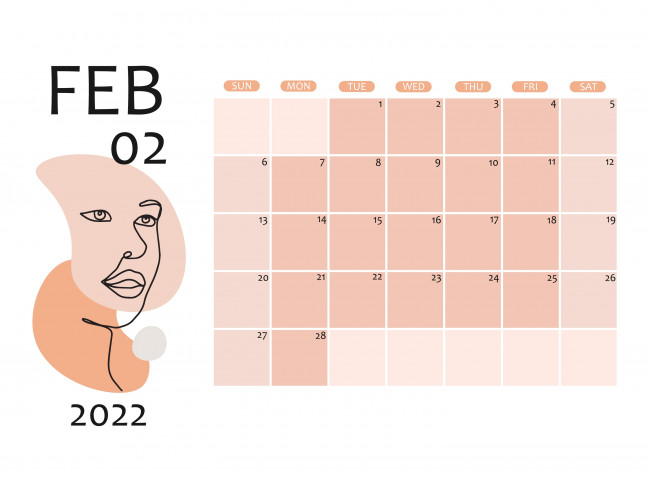Calendario febbraio 2022 da stampare: 9 modelli gratis
