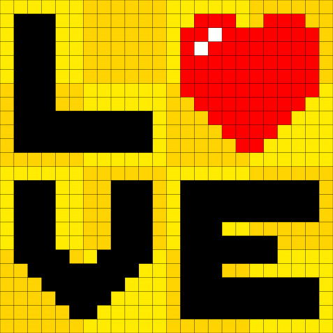 Pixel art di San Valentino: 11 immagini da scaricare gratis