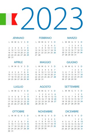 Calendario 2023 da stampare: 11 modelli gratis
