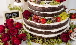 torta nuziale, naked cake, matrimonio