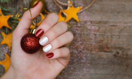 nail art, Natale 2017, decorazione unghie