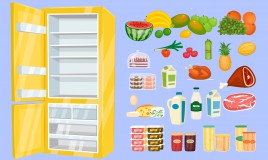 sistemare alimenti in frigo, conservare alimenti in frigo
