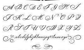 bella calligrafia modelli, bella calligrafia alfabeto