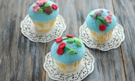 cupcake decorati fiori pasta di zucchero, cupcake decorati, cupcake pasta di zucchero, cupcake fiori