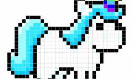 pixel art unicorno, coding unicorno, disegni unicorno 