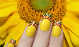 nail art, giallo, 8 marzo
