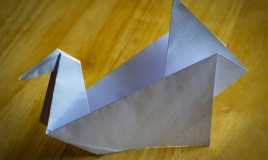 cigno origami spiegazioni