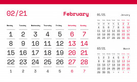 calendario febbraio 2021 da stampare, calendario febbraio 2021, calendario 2021