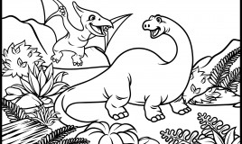 dinosauri da colorare, dinosauri da stampare