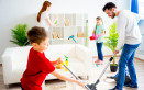 come organizzare pulizie domestiche con famiglia, organizzare pulizie domestiche, come organizzare pulizie casa