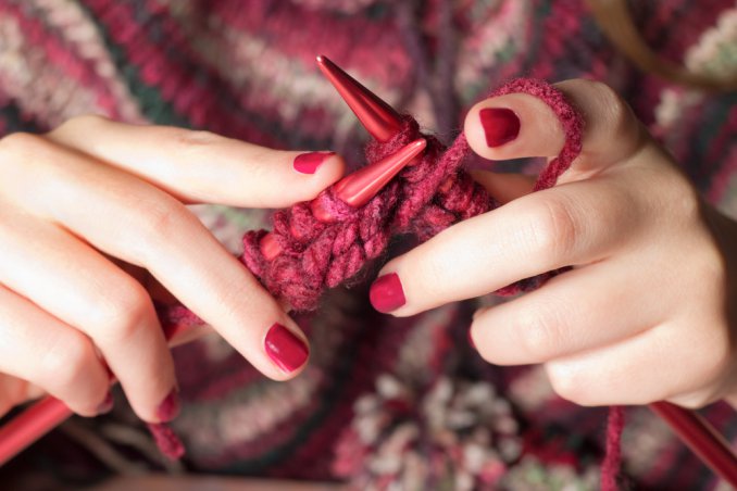 fare la maglia lana ferri lavorare knitting