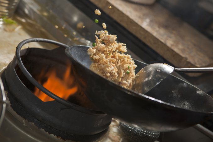 riso saltato pesce verdure nasello venere basmati wok