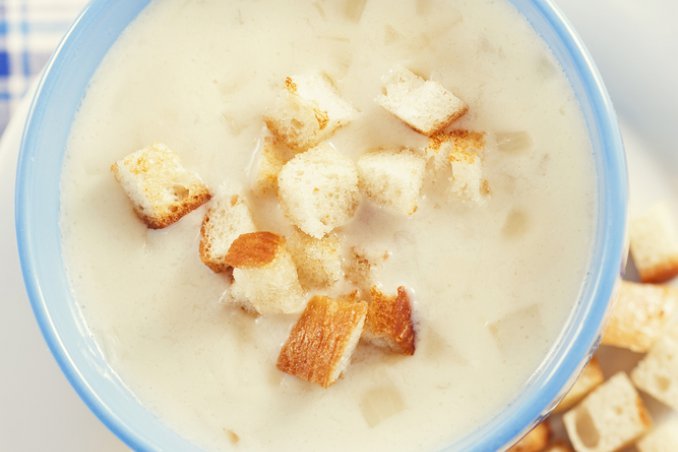 zuppa vellutata patate dolci sesamo zenzero piccante latte