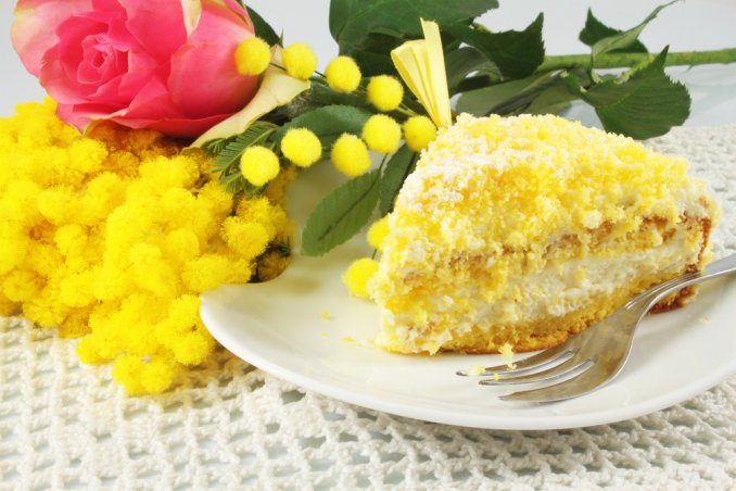 torta mimosa crema ananas panna