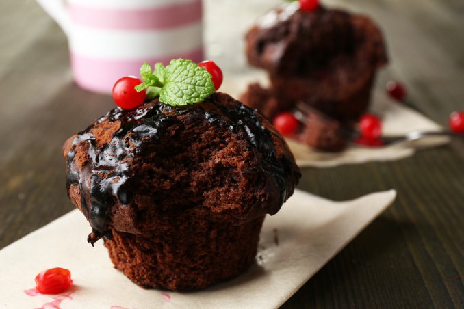 muffin cioccolato fondente