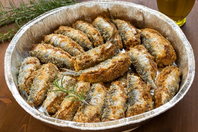 sardine sarde gratinate pangrattato prezzemolo aglio
