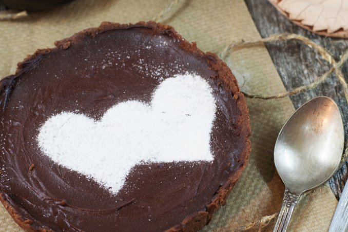 crostata torta cioccolato san valentino