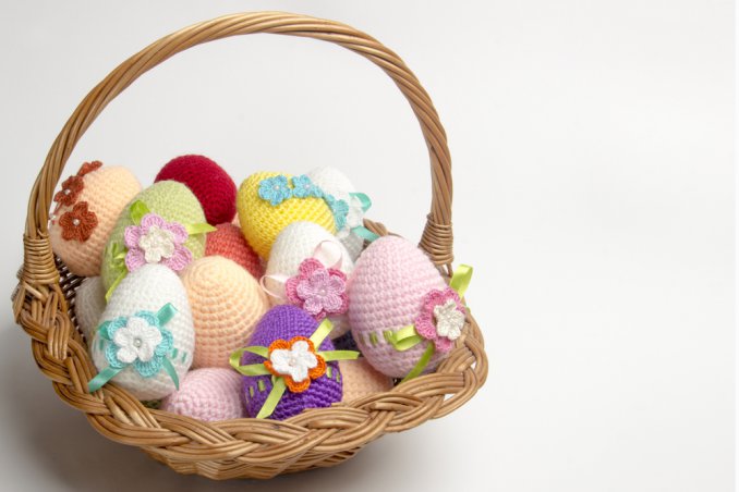 lavoretti pasqua uncinetto, crochet pasqua