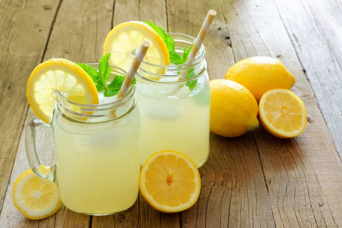 bibite fresche fare casa, concentrato succo limone