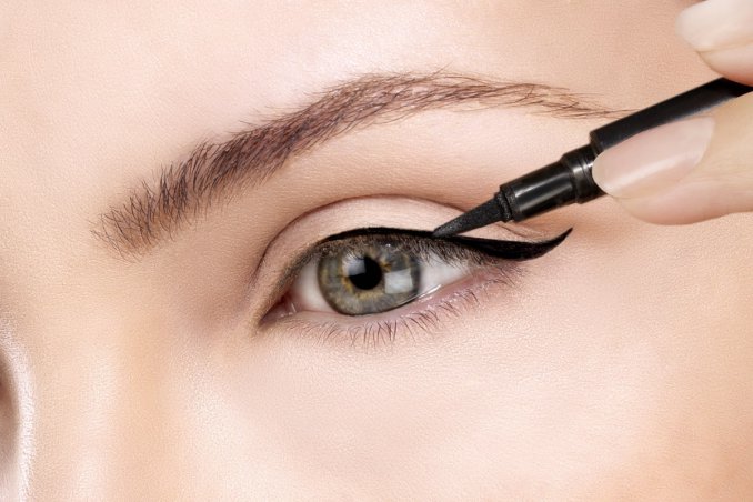 eyeliner, trucco, occhi