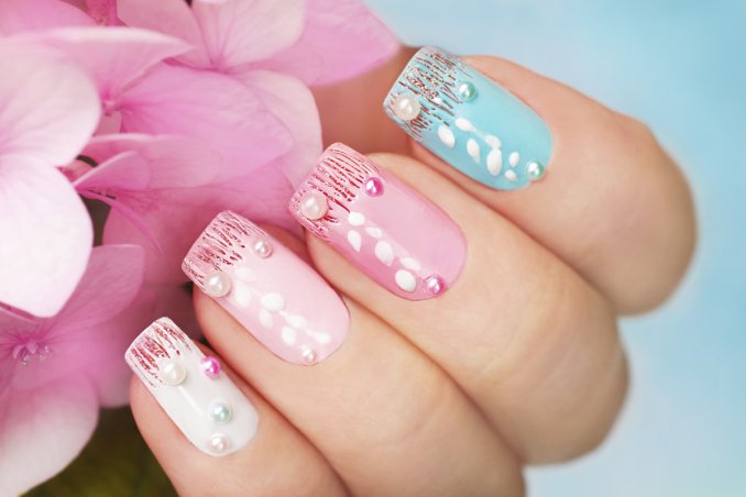 nail art, decorazione unghie, primavera