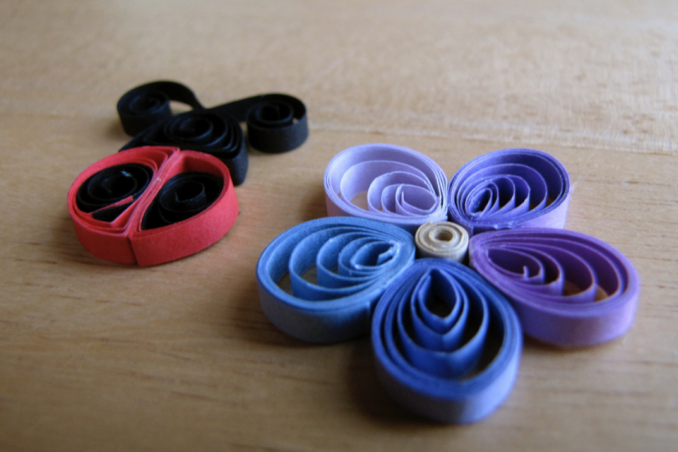 festa mamma quilling, biglietto quilling fai da te