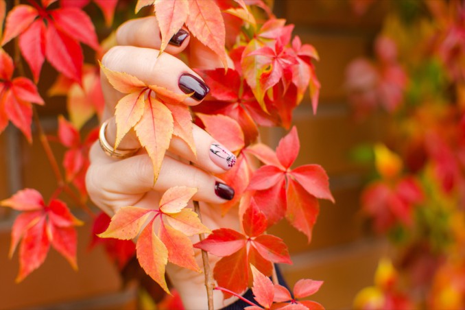 nail art, decorazione unghie, autunno