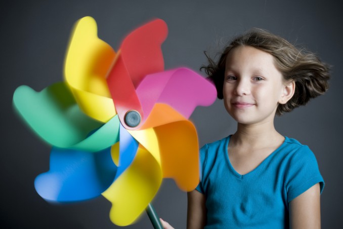 La girandola gigante per bambini fai da te