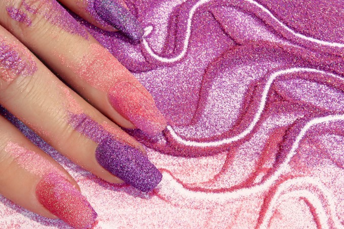 polveri glitter, nail art, come usarle