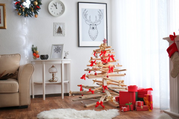 albero di Natale, legno, come farlo