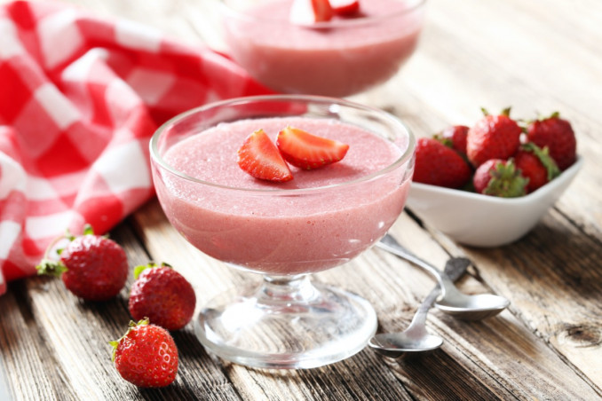 mousse, fragole, ricetta