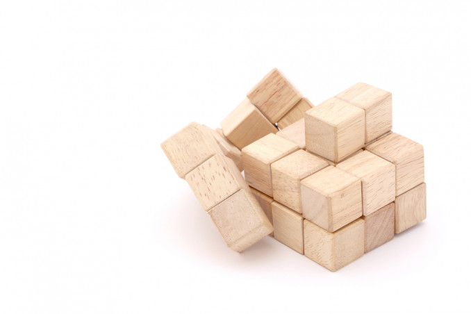 cubi puzzle fai da te, puzzle legno, cubi fai da te decoupage