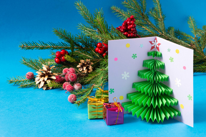 Natale 3D Pop Up Biglietti di Auguri con Busta SUMAIRS Pop-Up Decoupage Natale Cartoline per Famiglia Amici Kit 6 Biglietti di Auguri 3D Creativi per Natalizio Regali Decorazioni