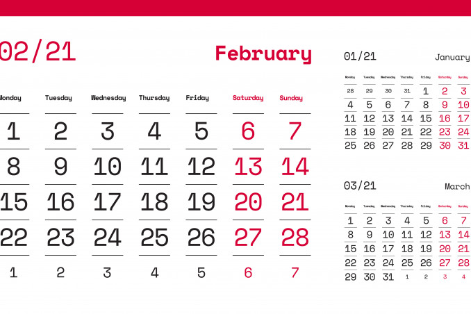 calendario febbraio 2021 da stampare, calendario febbraio 2021, calendario 2021