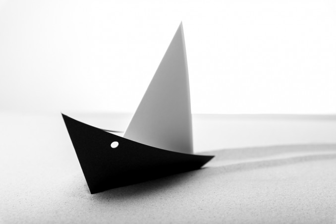 barca carta origami