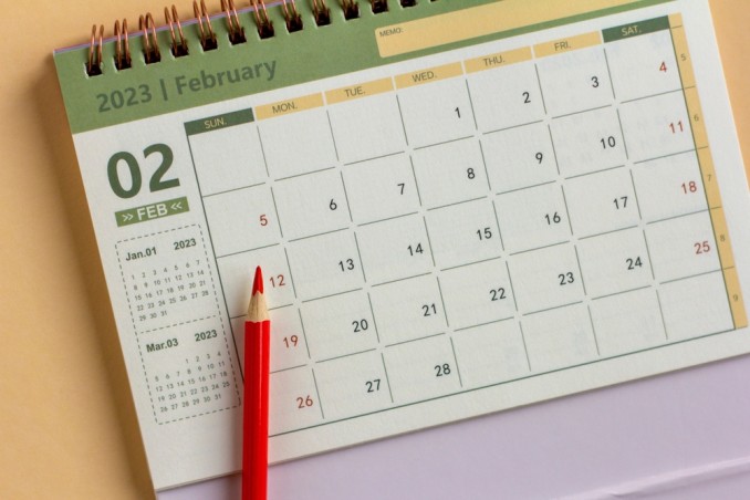 calendario febbraio 2023 da stampare, calendario 2023 da stampare